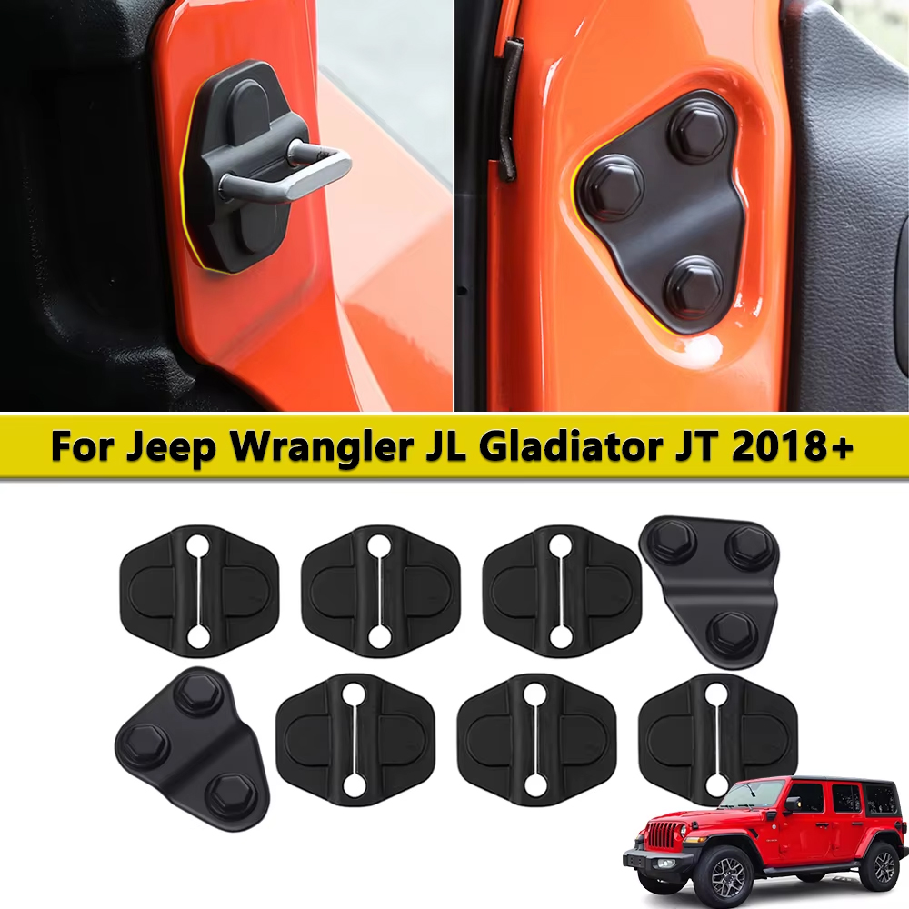 Outdoor Camping Jeep - 8-Pack Door Screw Protector Cover Trim