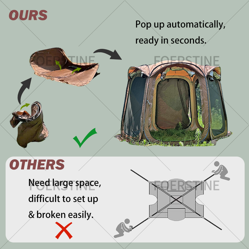 Outdoor Camping Tent 6 Person  - огляд і ціна Outdoor Camping Glamping
