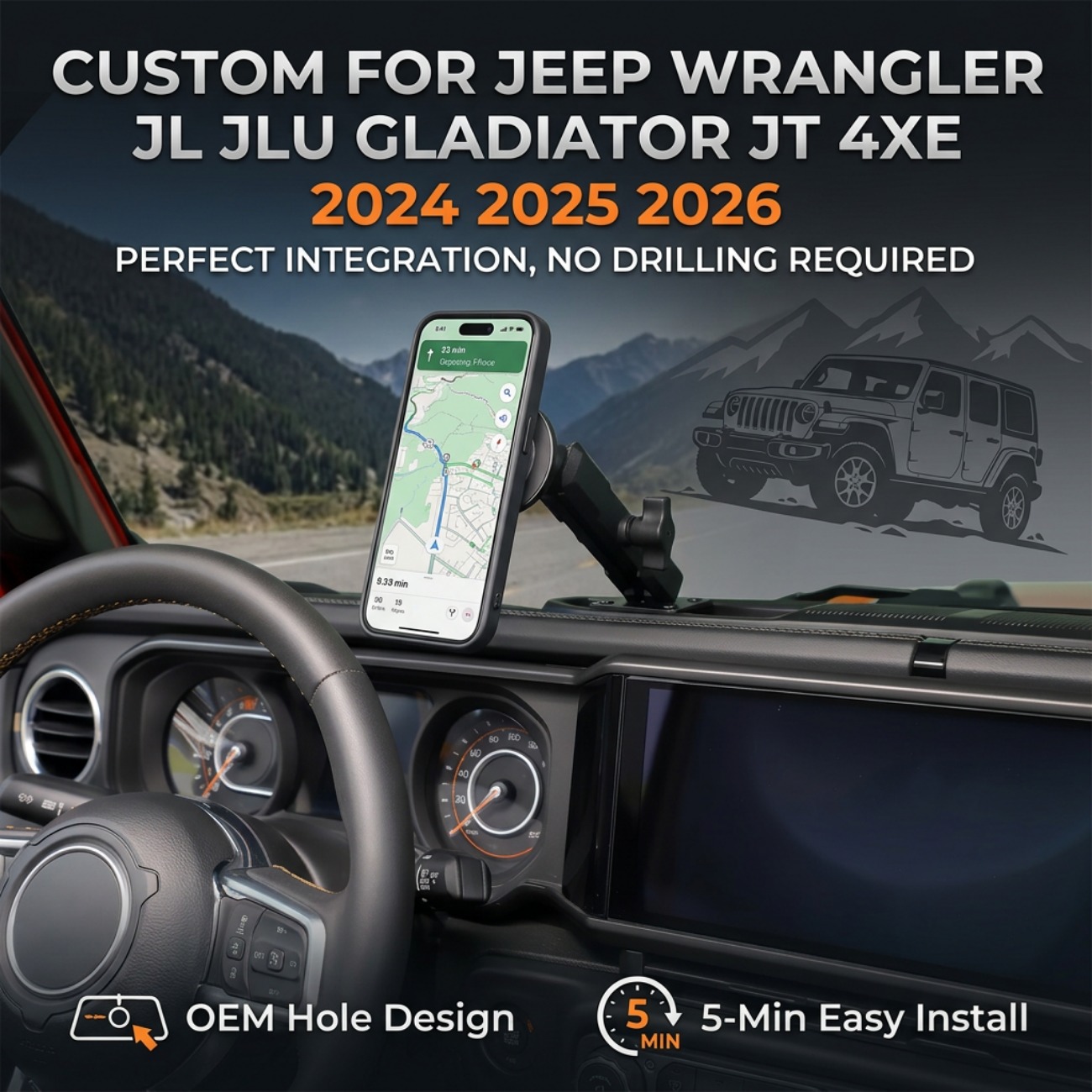 Car Cell Phone Holder Magnetic - огляд і ціна Outdoor Camping Jeep
