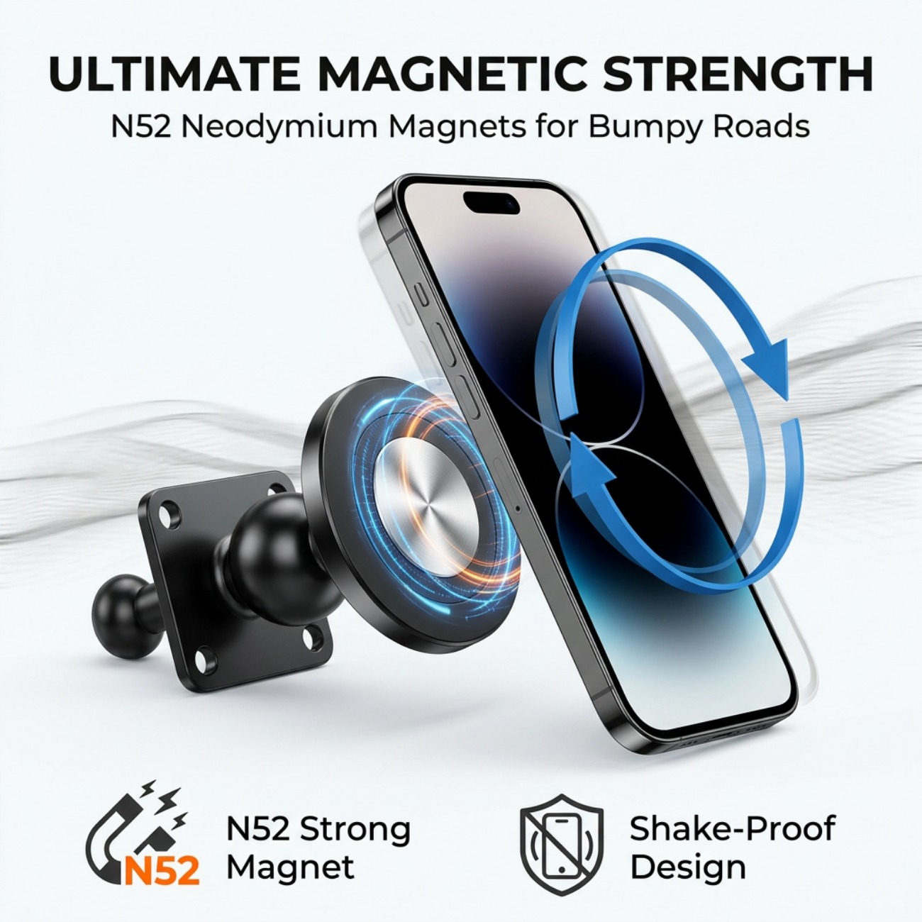 Car Cell Phone Holder Magnetic - огляд і ціна Outdoor Camping Jeep
