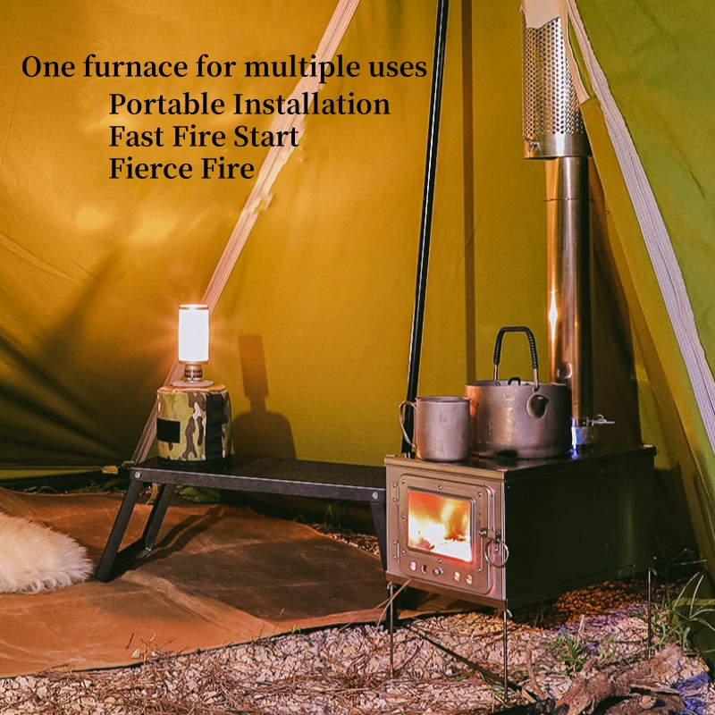 Foldable  Tent Stove Lightweig - огляд і ціна Outdoor Camping Stove Wood