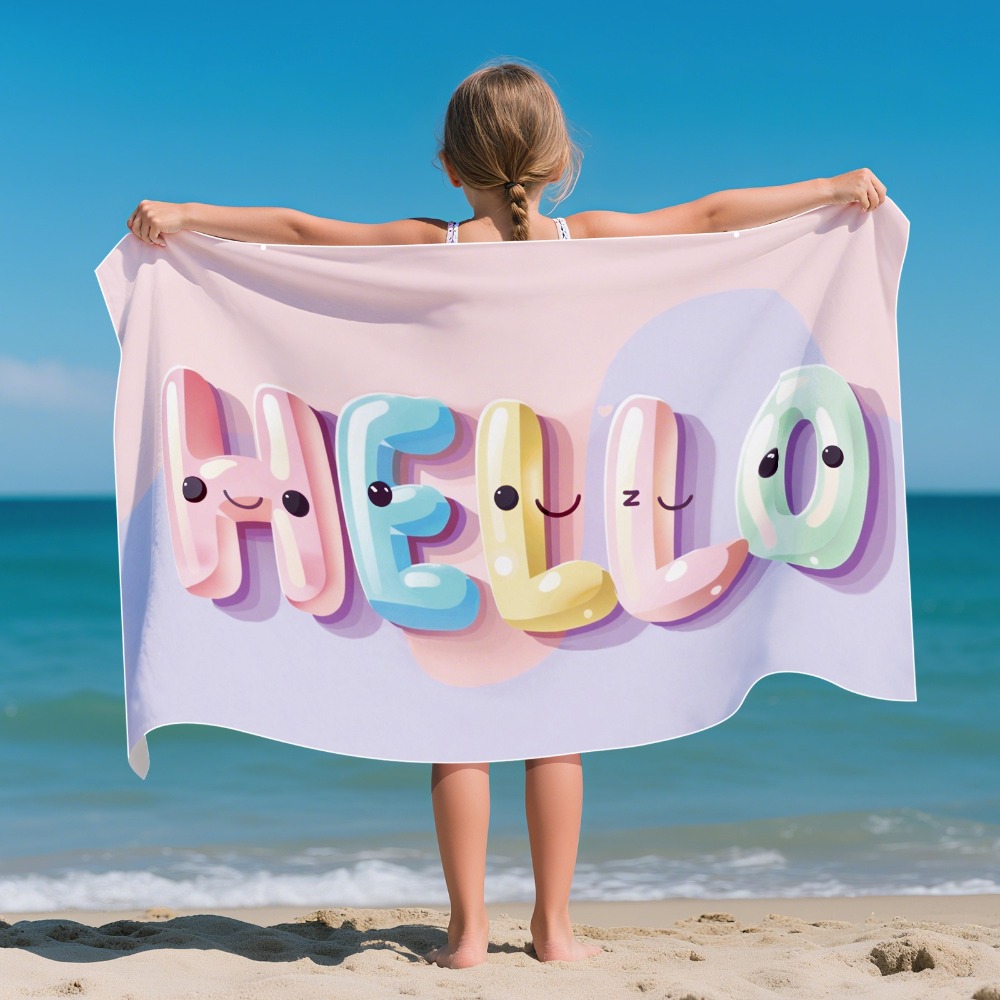 Cartoon Pattern Beach Towel Ki - огляд і ціна Outdoor Camping Blanket