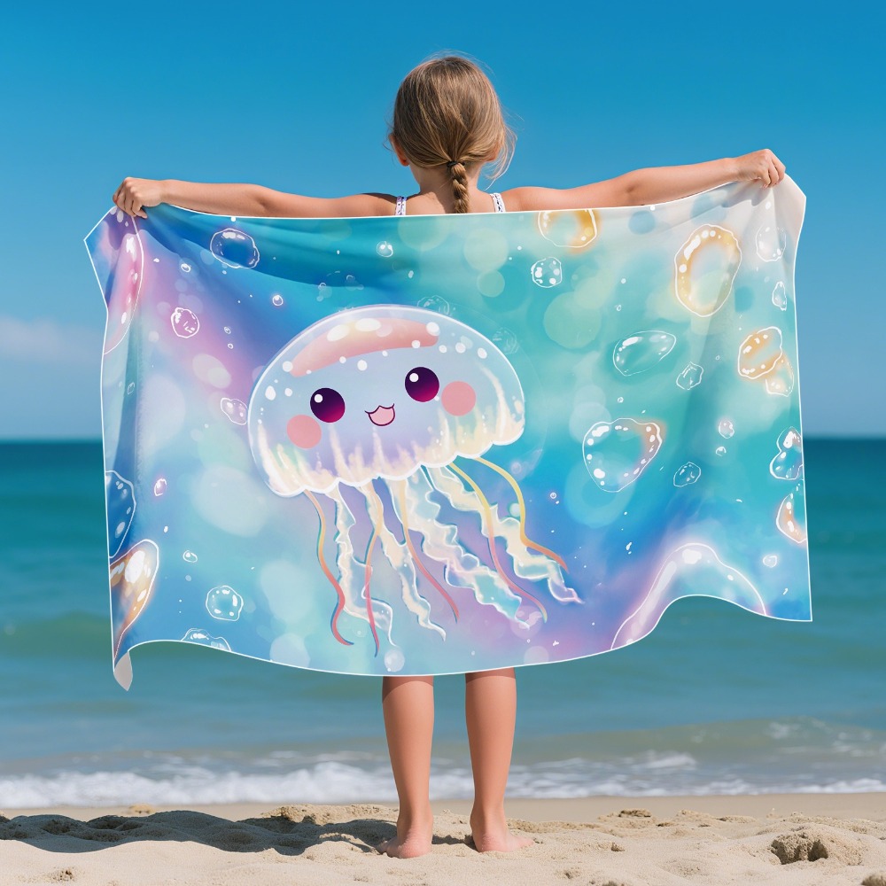 Cartoon Pattern Beach Towel Ki - огляд і ціна Outdoor Camping Blanket