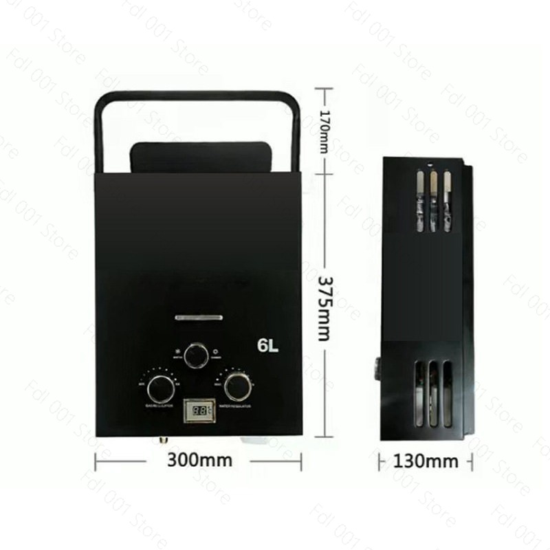6L Portable Tankless Gas Water - огляд і ціна Outdoor Camping Gas Heater