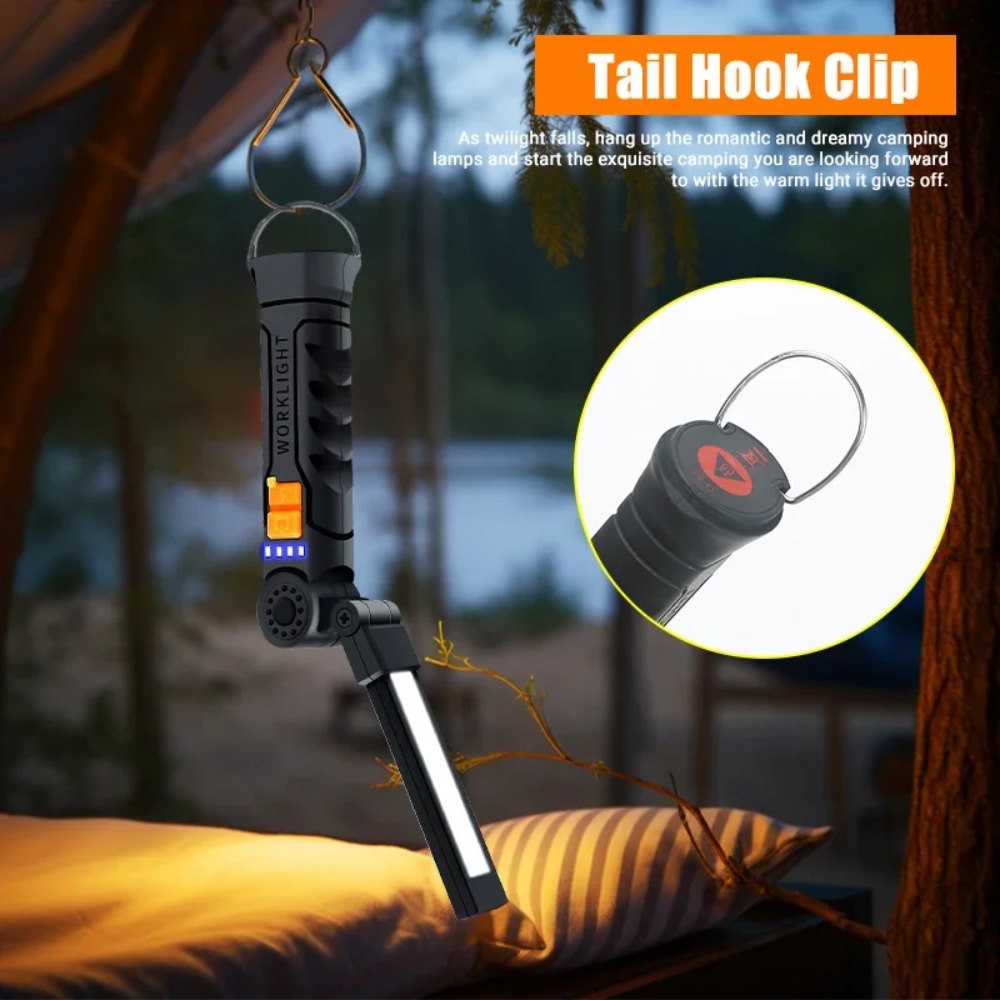 Portable COB LED Flashlight US - огляд і ціна Outdoor Camping Glamping