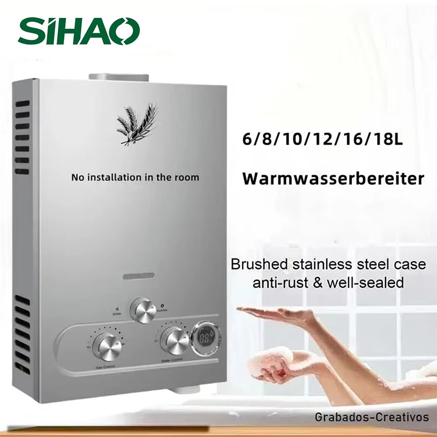 SIHAO 12L 16L 18L GPM LPG Gas  - огляд і ціна Outdoor Camping Gas Heater