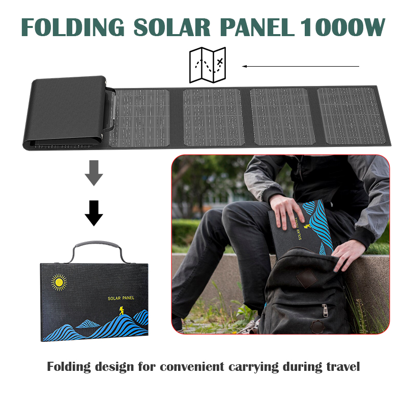 1000W Foldable Solar Panel USB - огляд і ціна Zd Outdoor Camping