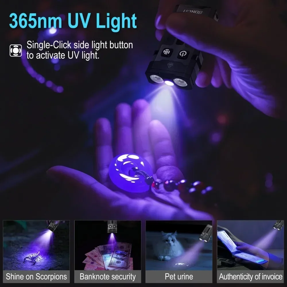 BORUiT EV20 1100LM EDC UV Keyc - огляд і ціна Outdoor Camping Glamping
