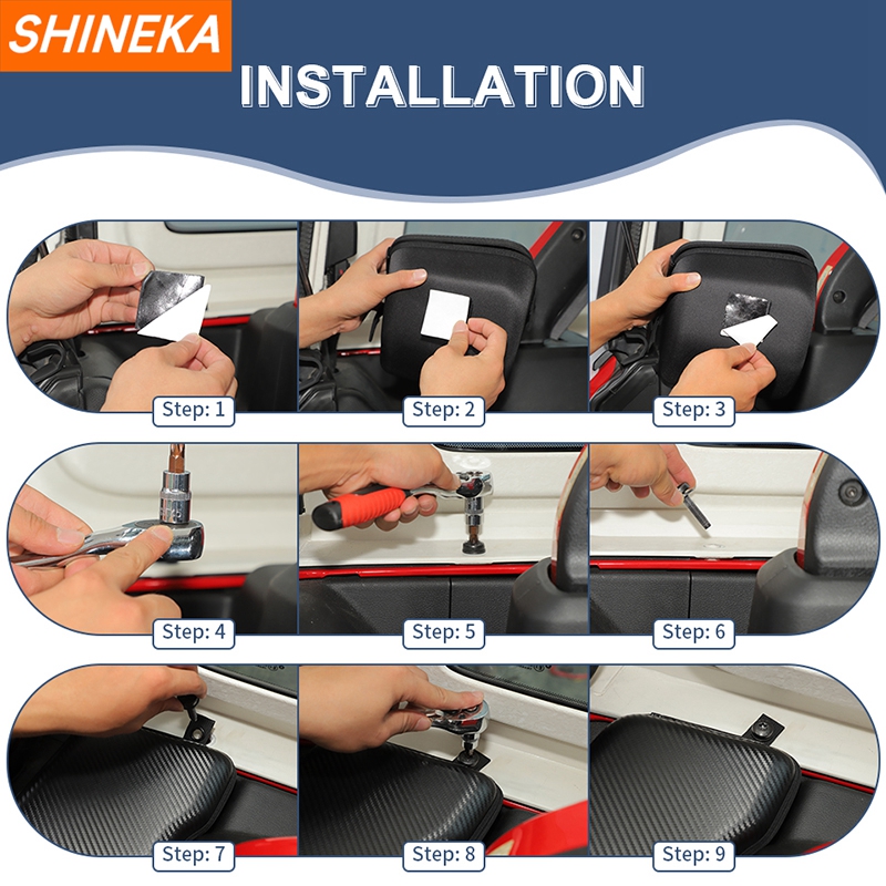 SHINEKA Stowing Tidying Fit fo - огляд і ціна Outdoor Camping Jeep