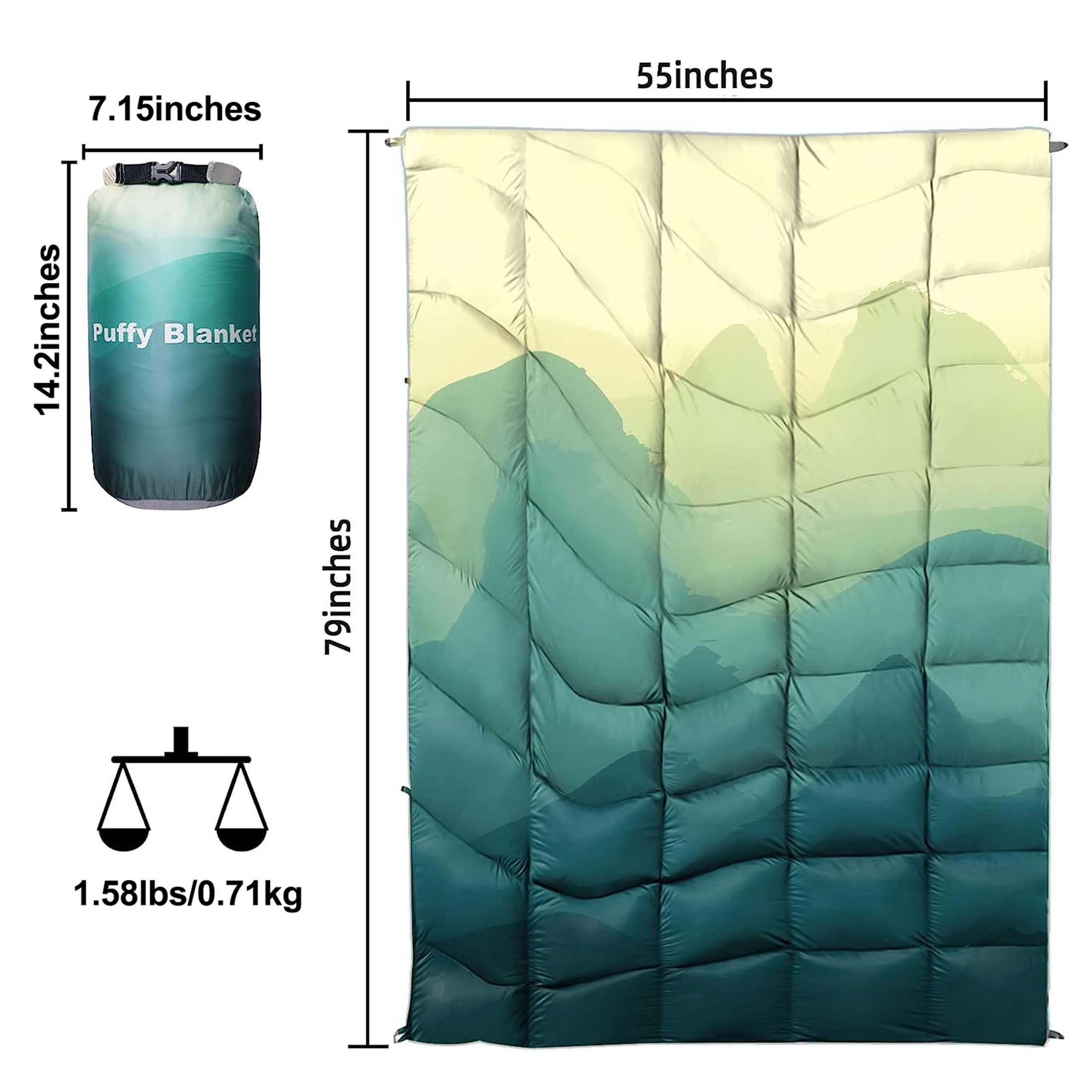 Outdoor Camping Blanket Fluffy - огляд і ціна Outdoor Camping Blanket