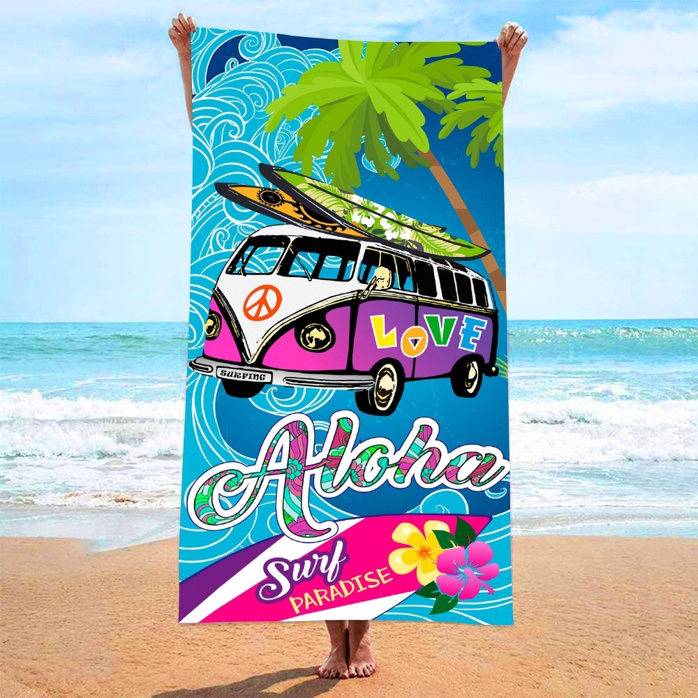 Leopard Print Bath Towel 70x14 - огляд і ціна Outdoor Camping Blanket