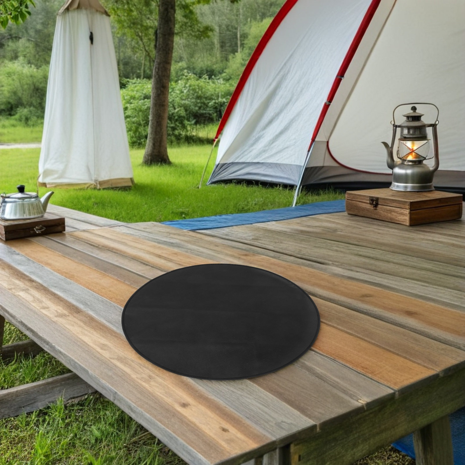 Round Fireproof Bbq Mat Heat R - огляд і ціна Outdoor Camping Stove