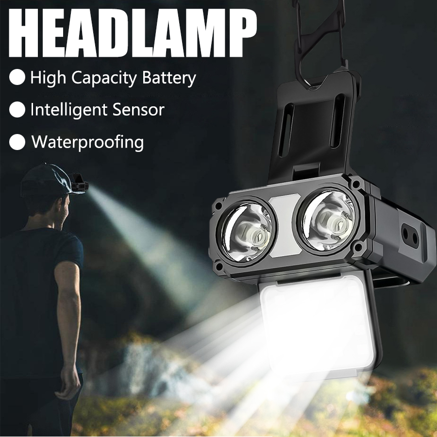 Sensor COB LED Headlamp Cap Cl - огляд і ціна Outdoor Camping Glamping