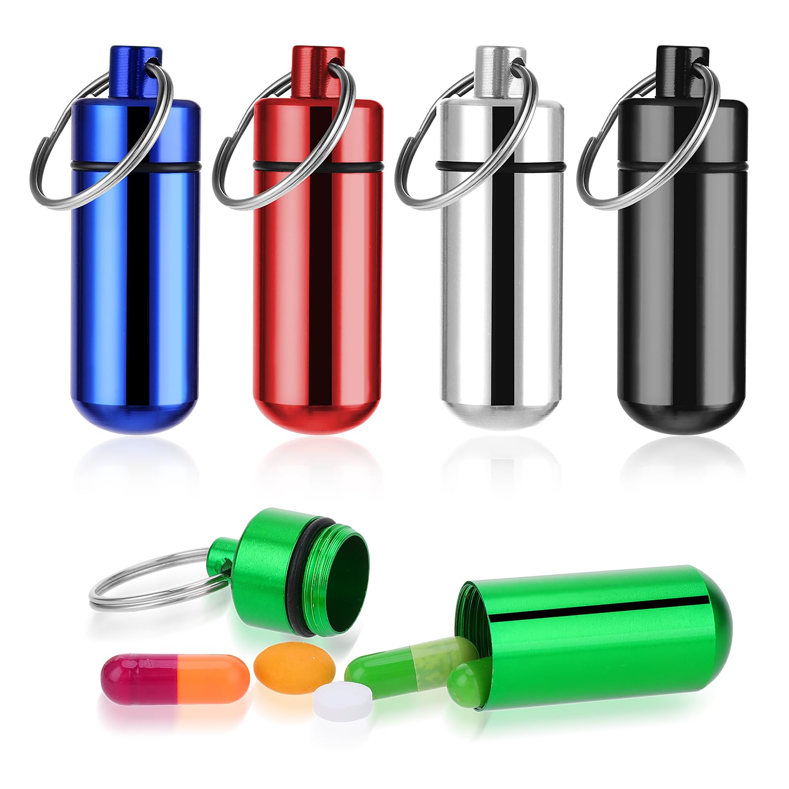 90Pcs Mini Pill Box Keychain W - огляд і ціна Travel Outdoor Camping Youtube