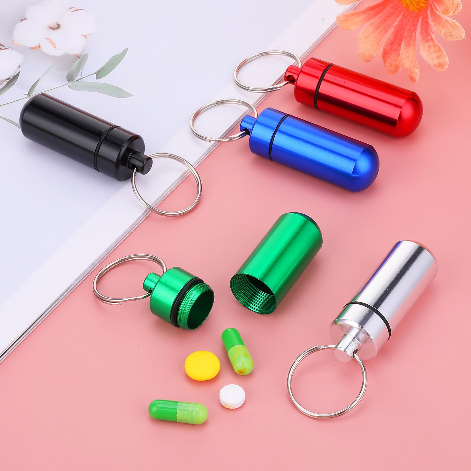 90Pcs Mini Pill Box Keychain W - огляд і ціна Travel Outdoor Camping Youtube