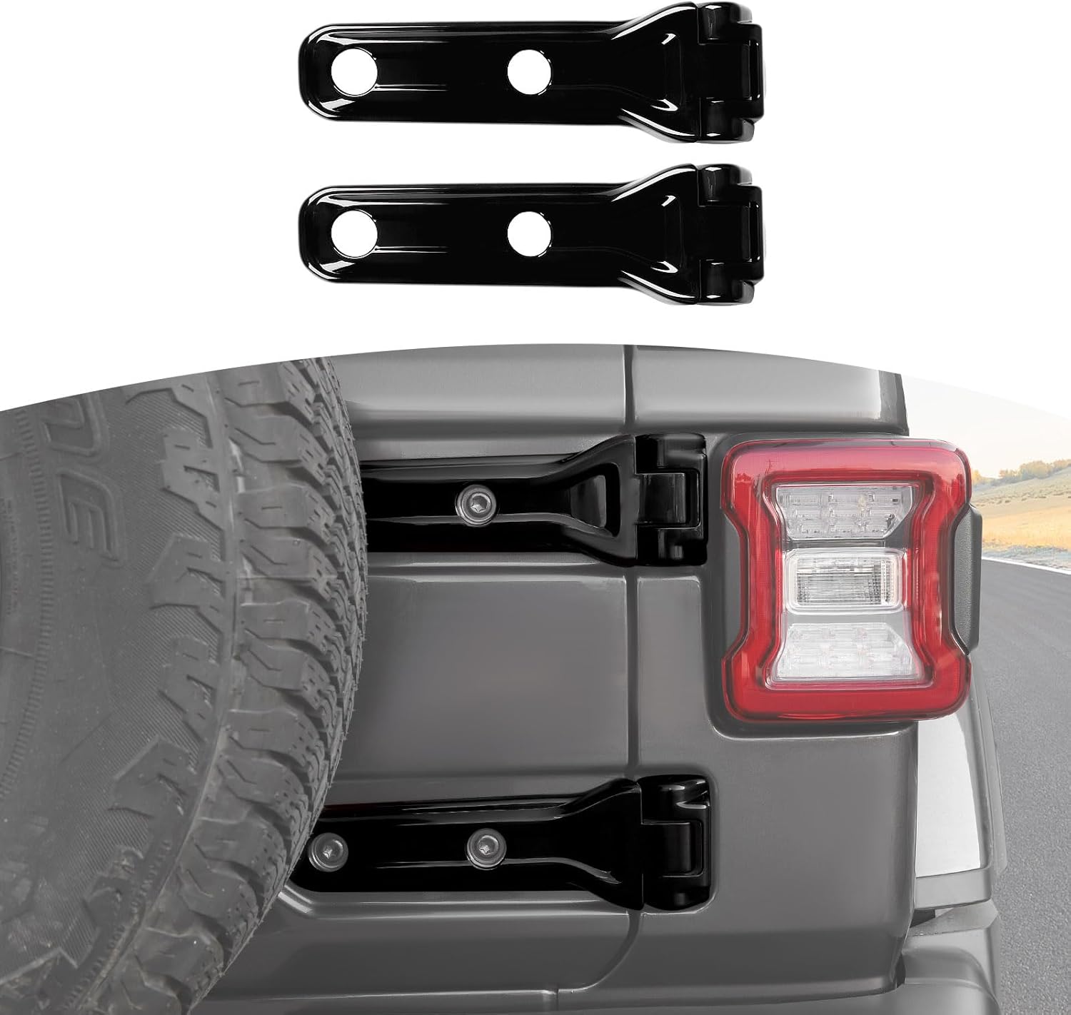 For Jeep JL Tailgate Hinge Cov - огляд і ціна Outdoor Camping Jeep
