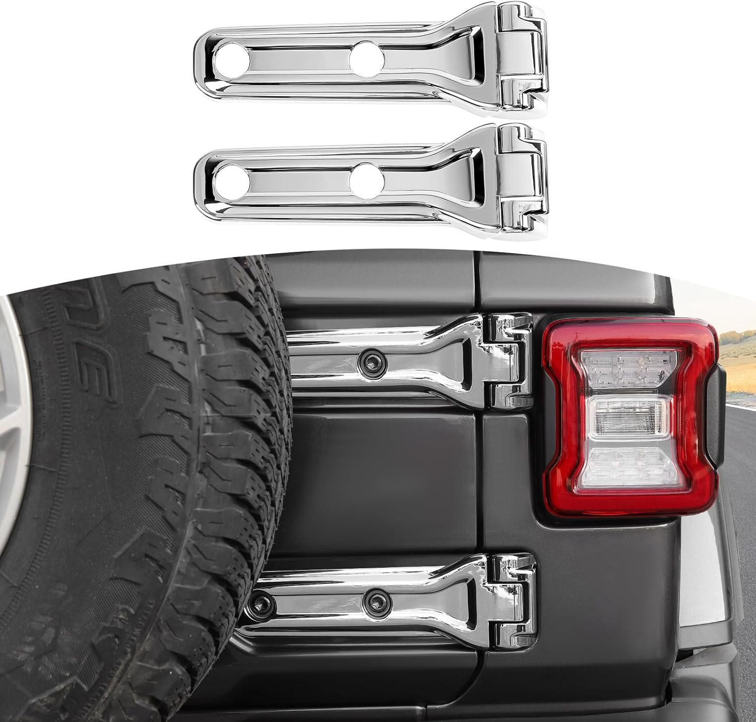 For Jeep JL Tailgate Hinge Cov - огляд і ціна Outdoor Camping Jeep