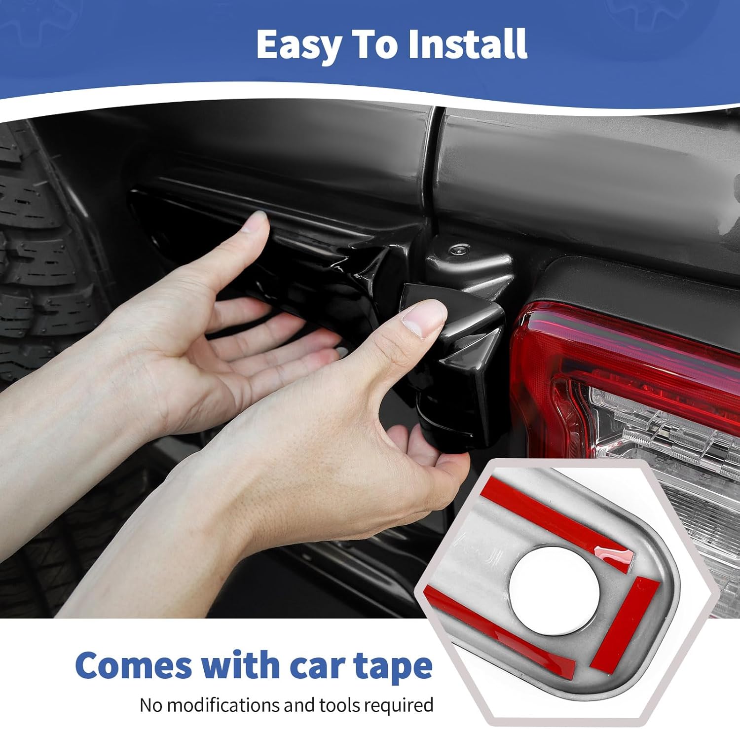 For Jeep JL Tailgate Hinge Cov - огляд і ціна Outdoor Camping Jeep